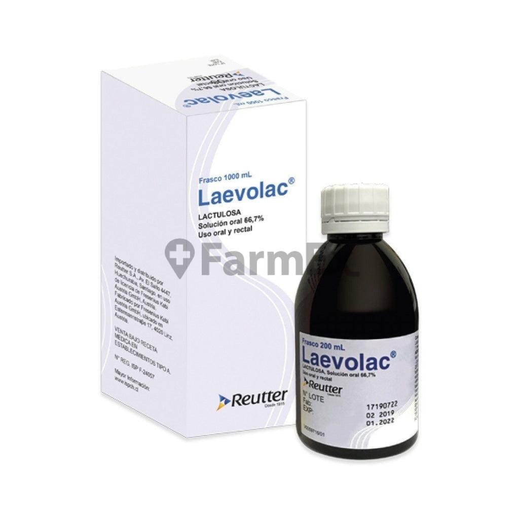 Laevolac Solución Oral 66,7 % x 1000 mL "Ley Cenabast" Farmex-BanMedica-Persistente